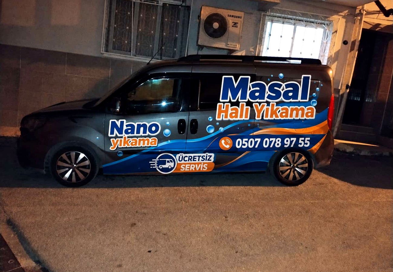Masal Halı Yıkama servis aracı